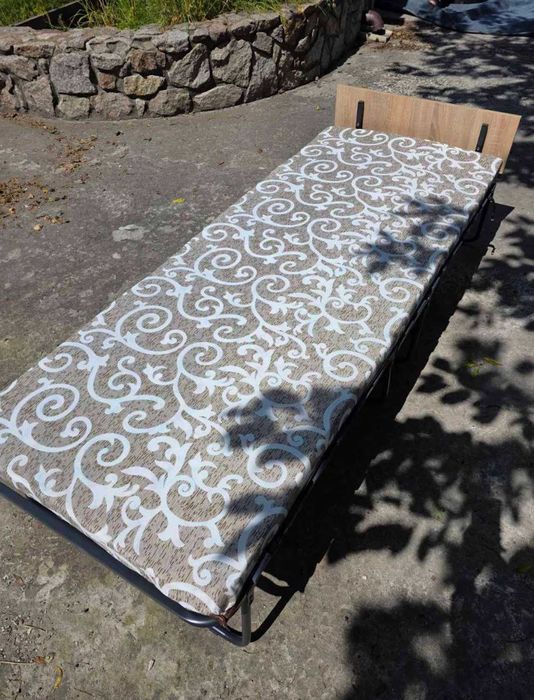 Розкладачка розкладне ліжко раскладушка раскладная кровать с матрасом