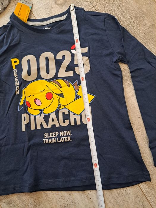 Piżama chłopięca dł rękaw, dł spodnie - Pikachu - rozm 110/116