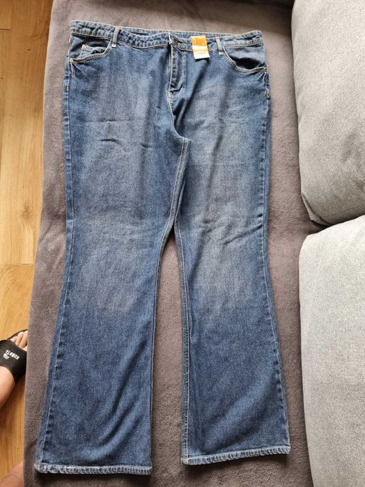 Jeansy niebieskie firmy Bootcut