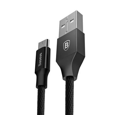 Kabel USB - microUSB 1.5m 2A czarny