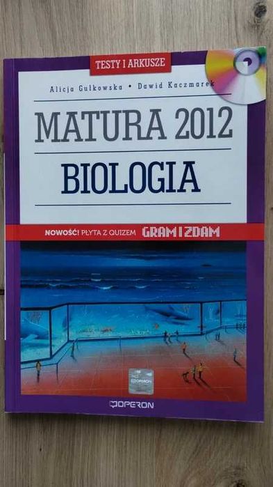 Biologia, Testy i arkusze, Matura 2012, Operon