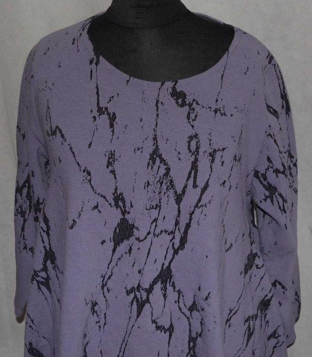 Trapezowa luzna tunika oversize Posser cosido