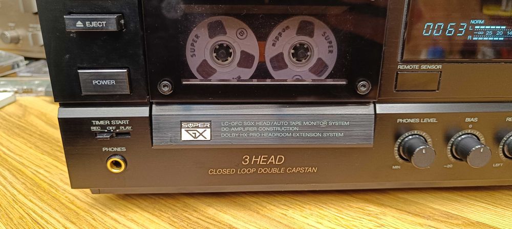 Кассетна дека Akai GX-65 3-head (відео роботи ! )-стан !!