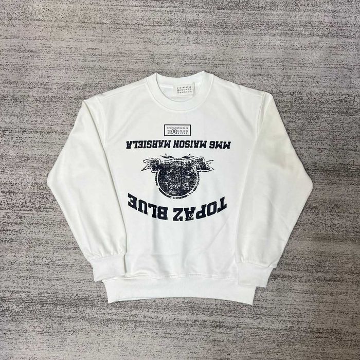 Білий світшот Maison Margiela / Кофта Маржела / Свитшот Margiela S-XL