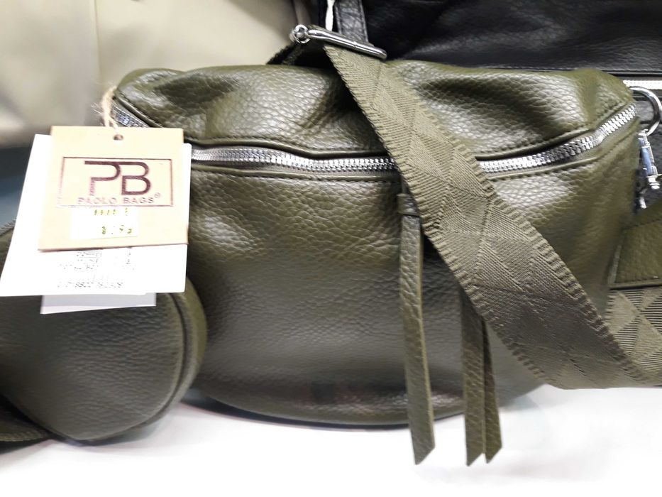 torebka damska - nerka - zielona