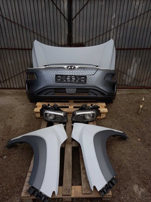Hyundai Kona Electric бампер передний кона електро запчасть деталь