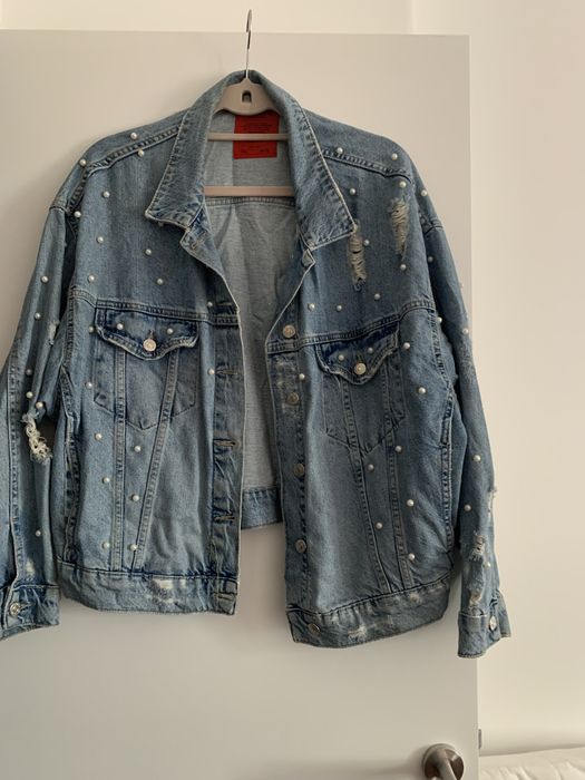 Casaco de ganga oversized