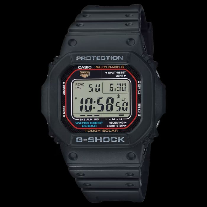 Casio G-Shock GW-M5610U-1 NEW ORIGINAL | Tough Solar | Multiband 6