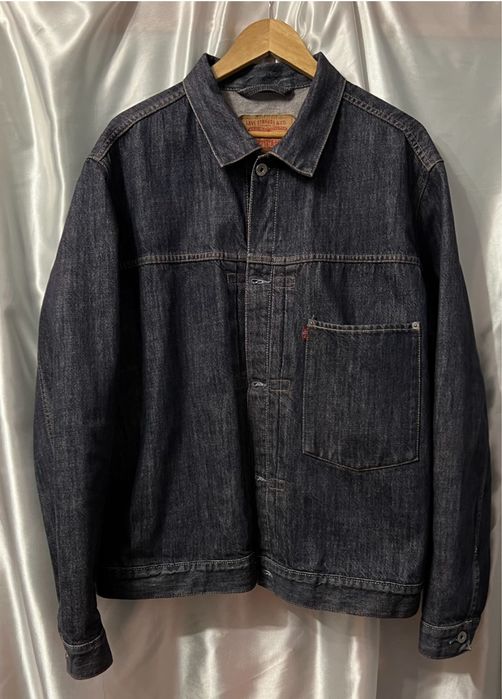 Колекційна чоловіча джинсова куртка levi's моделі 70501 04