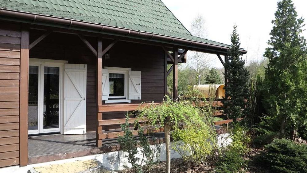 Klimatyczny Domek Letniskowy z Sauną i Balią Ruską
