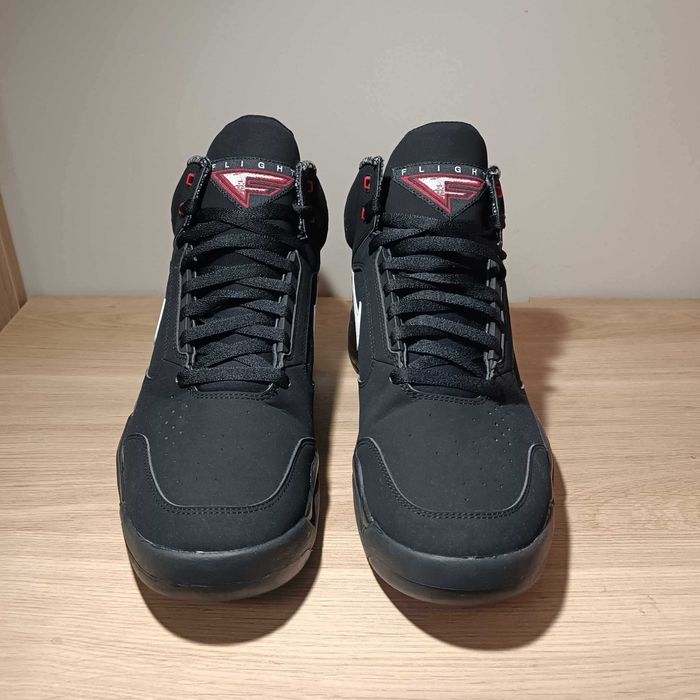 Nike Air Flight Lite Mid r. 45 (29 cm) Black/White-Varsity Red