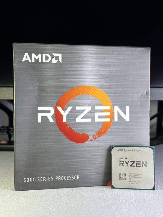 ‼️Процесор AMD Ryzen 7 5800X ‼️8 ядер 16 потоків ‼️AM4 | Ідеал