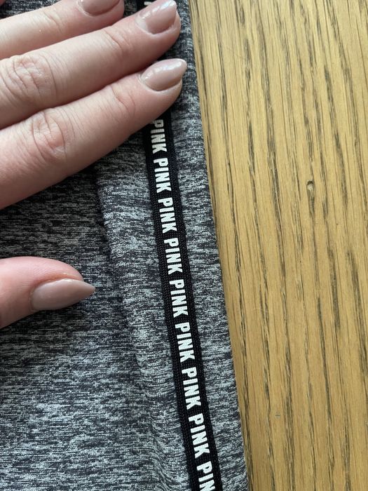 Legginsy Pink Victoria’s Secret Yoga S nowe szare