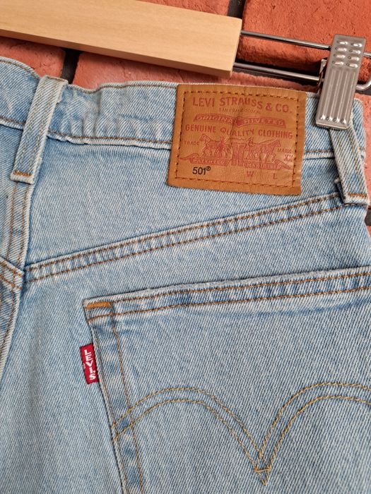 Jeansowe spodenki levis 501 xs