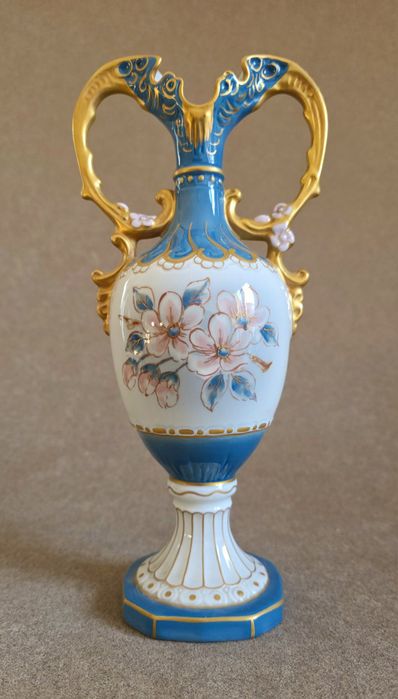 Wazon, amfora porcelanowa - Royal Dux, Czechosłowacja