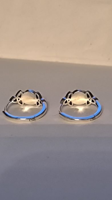 Сережки, серьги нежные с бирюзой 925 проба