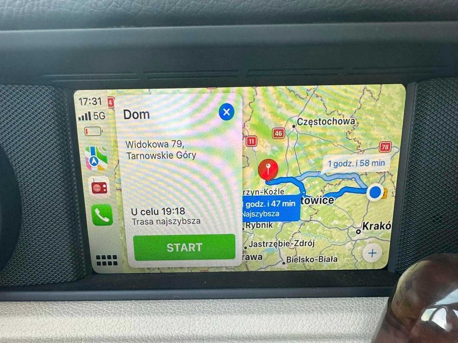 Mercedes Carplay Android Auto B C CLS E G ML SL SLK BOX Polskie Menu