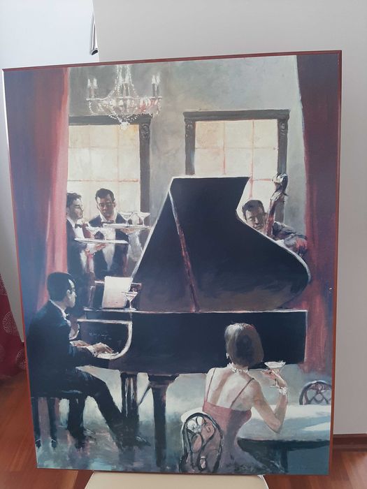 Obrazy do salonu, jadalni, 80x60cm bez ramy