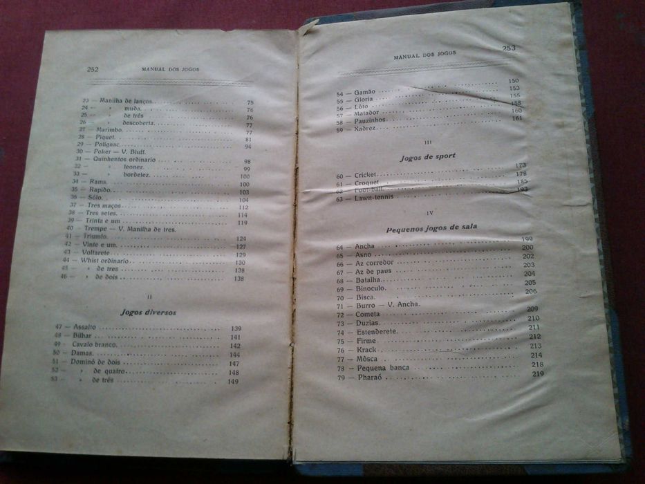 Enciclopédia Bordalo-Manual dos Jogos-1917