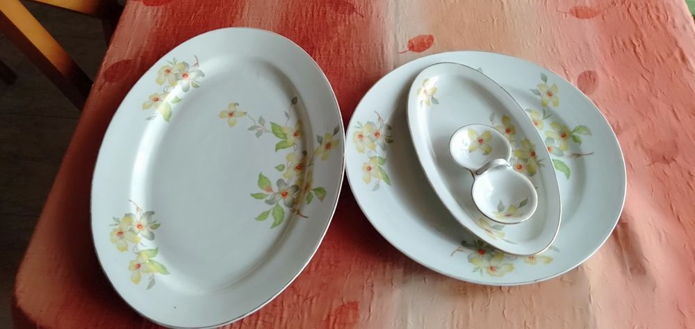 Patery ,talerz duży ,przyprawnik , porcelana
