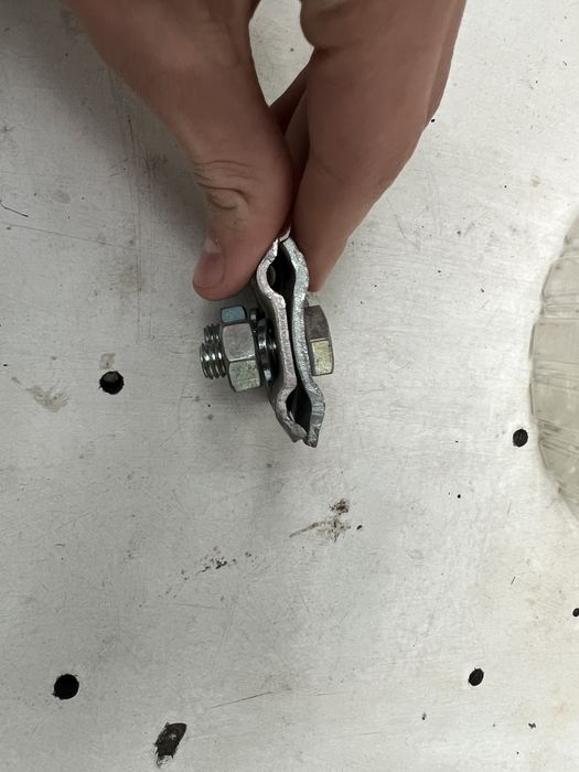 Плашковий Затискач для тросу ПС-2-1