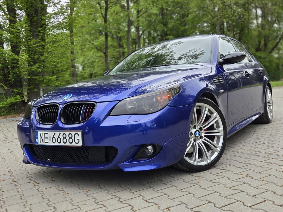 BMW 545i V8 + Kompresor 510KM Fejk M5 Doinwestowana Bezwypadkowa