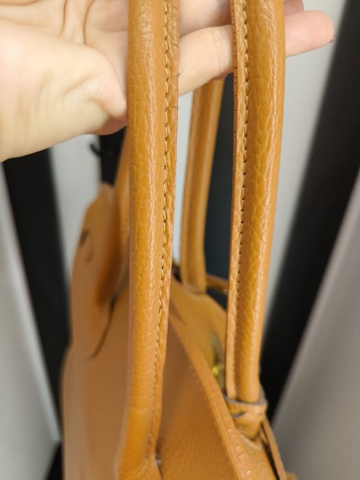 Torba kuferek musztardowa