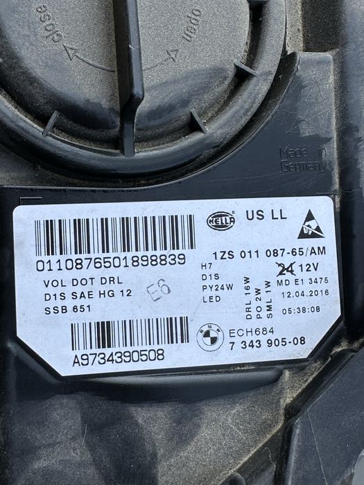 Фара BMW F10 LCI Adaptive