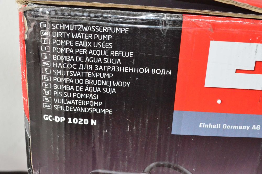 Pompa zanurzeniowa do wody EINHELL GC-DP 1020 N moc 1000W