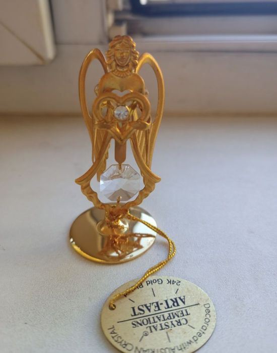 crystal temptations art-east 24k gold plated