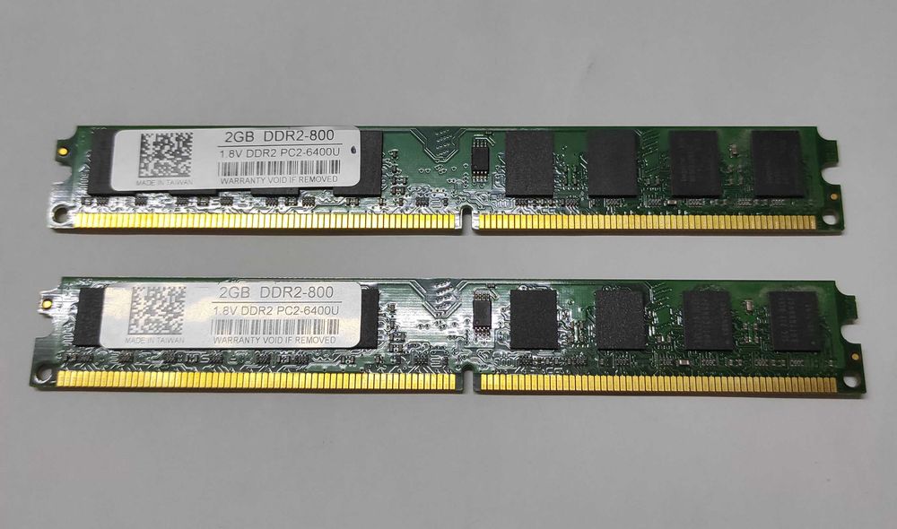 Оперативная память 2GB DDR2-800 1.8V PC2-6400U для AMD Low Profile