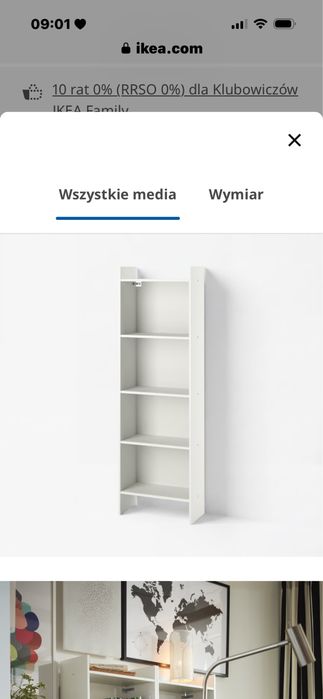 Regał ikea gerbsy