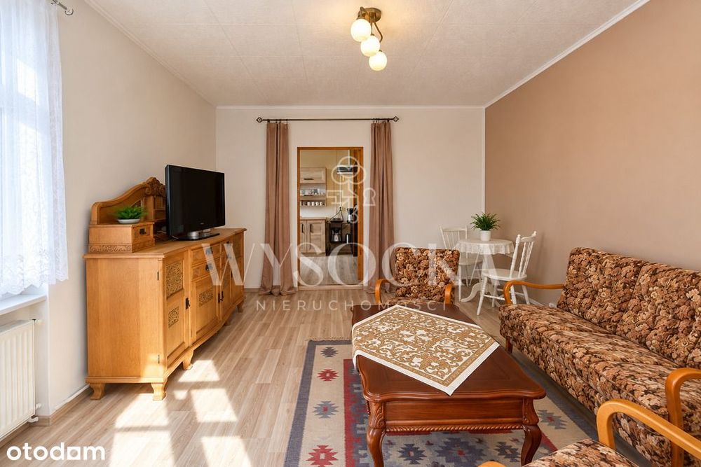 Kawalerka z antresolą, 34 m2, parter Bielawa.