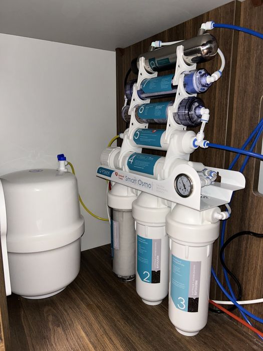 Покращена 7 ступ система зворот осмосу Organic Smart Osmo 7, є монтаж