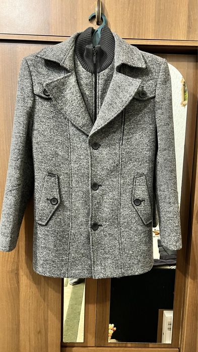 Пальто чоловіче шерстяне демісезон М
