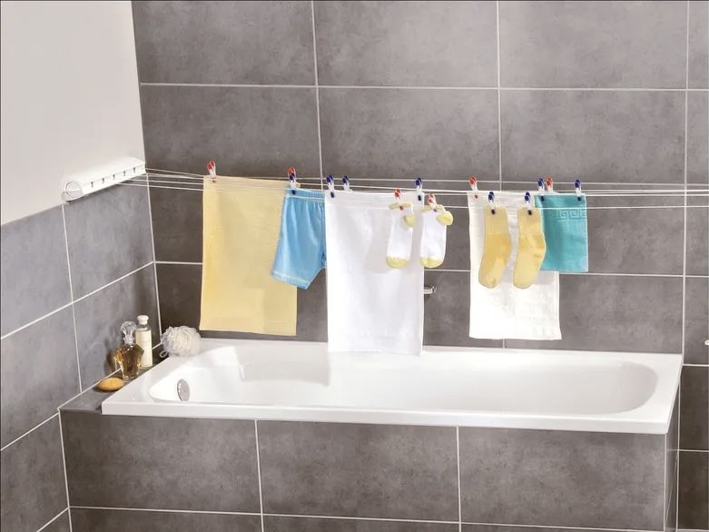 ścienna suszarka na pranie – składana, 18 m linek