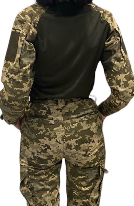 Жіноча бойова тактична сорочка Убакс піксель ЗСУ