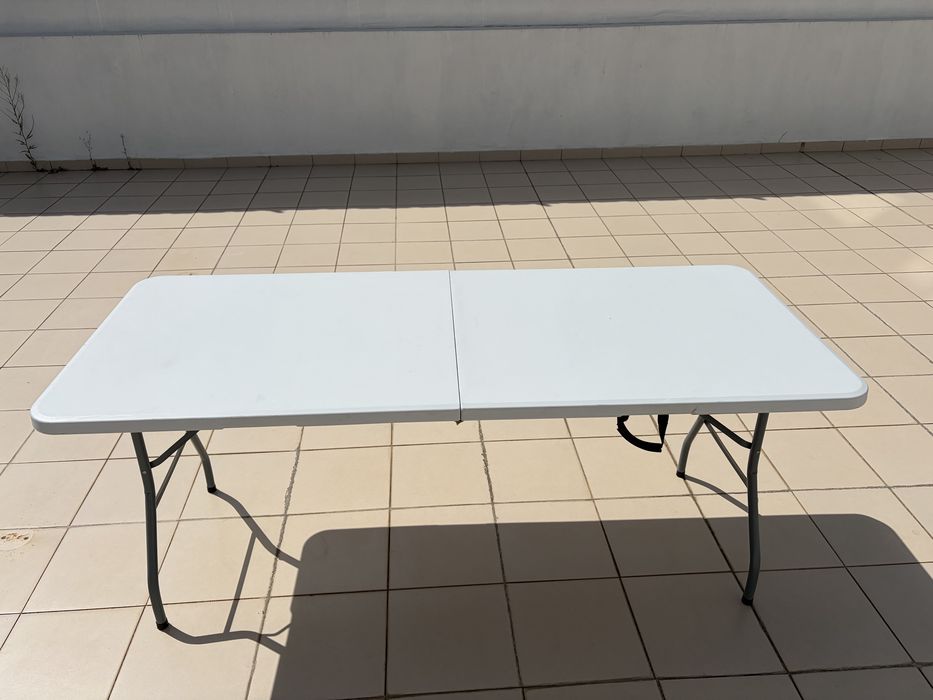 Mesa dobrável 180x74cm