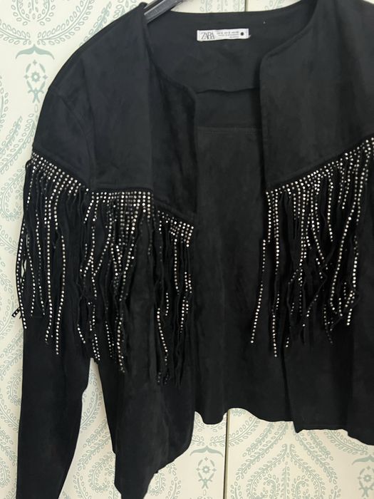 Casaco suede novo zara