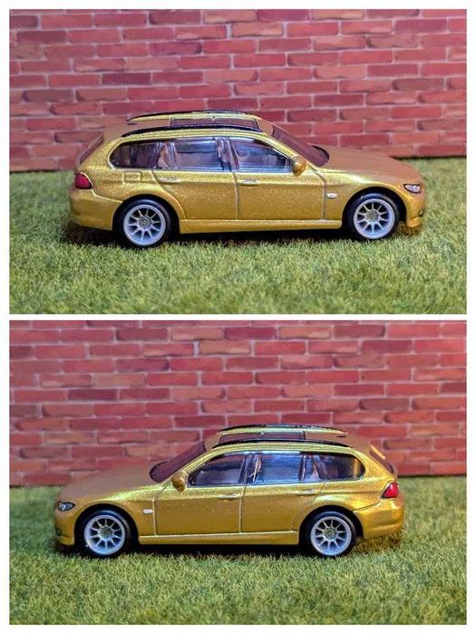 Matchbox 2012 BMW 3 Series Touring Pearl Gold Custom