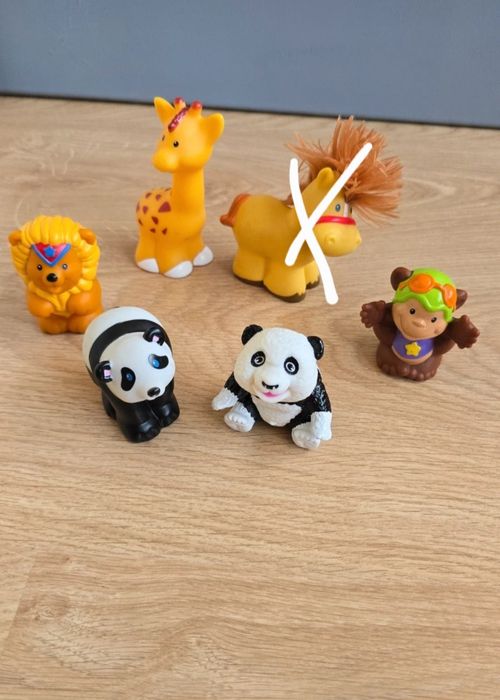 Brinquedos animais selvagsns Vintage Fisher Price