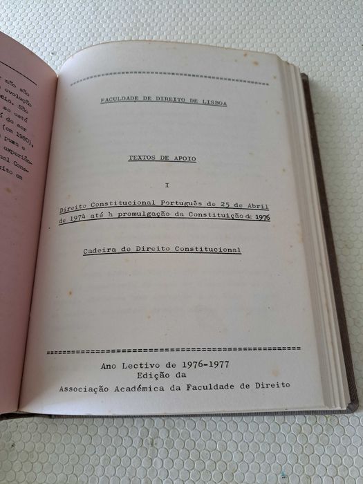 Direito Constitucional (1977) - Jorge Miranda