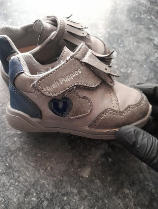 кожанная обувь для девочки  Hush Puppies р.20