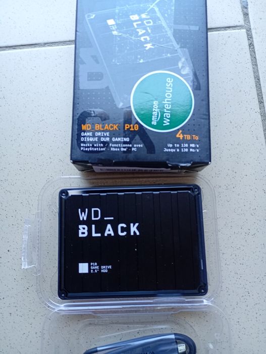 Зовнішній жорсткий диск WD BLACK P10 Game Drive 4 TB