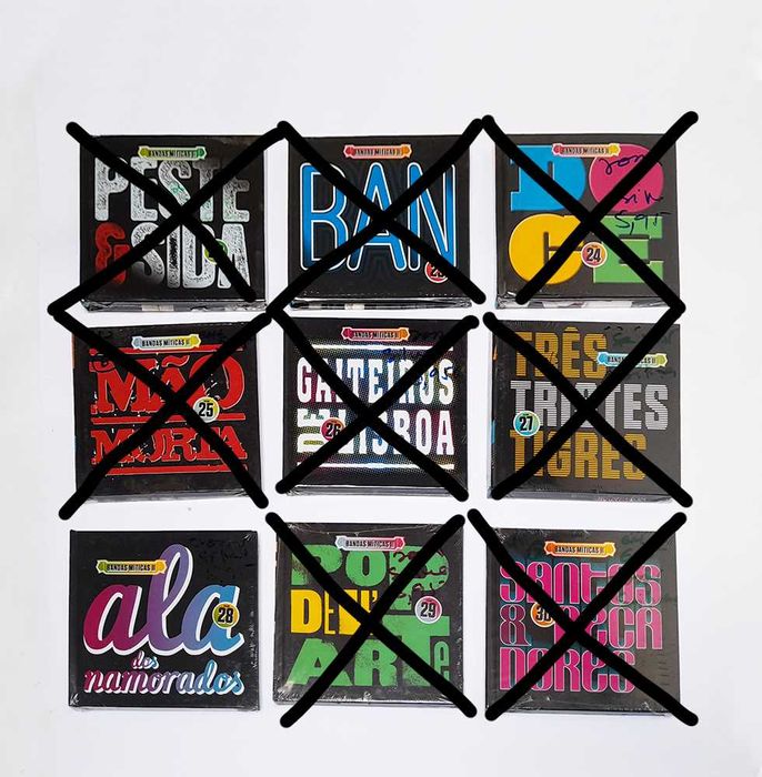 Coleção CD’s Novos Bandas Míticas Portuguesas