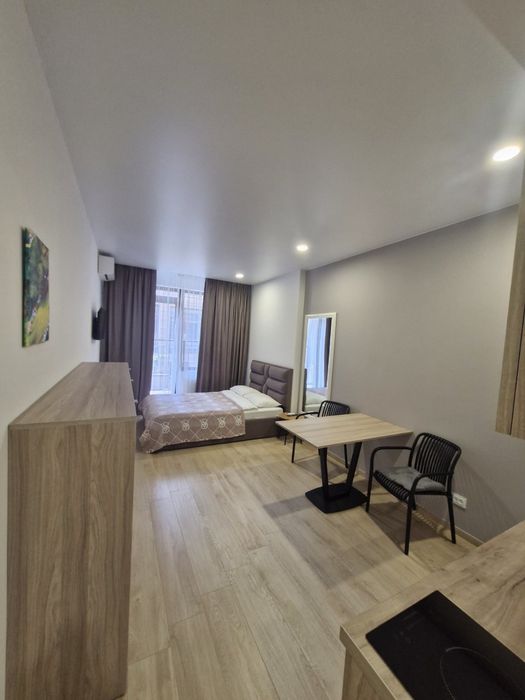 Сдам студию новую до лета Аркадия Новая Студия ЖК Родос 2 этаж