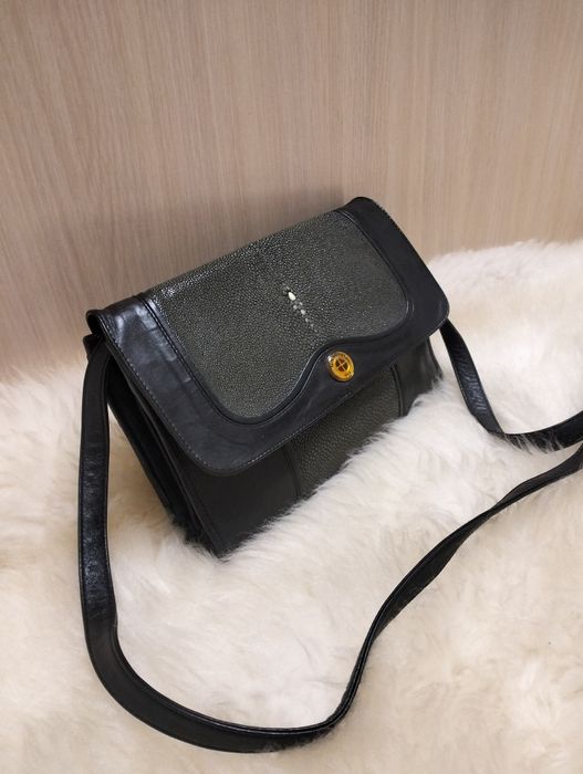 Розкішна сумка Gangidi  шкіра ската