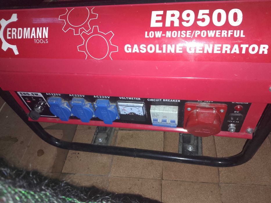 Erdmann ER9500 бензиновый генератор под ремонт