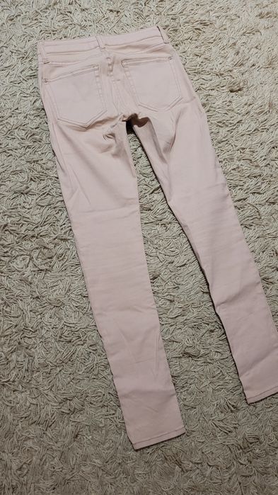 Mango jeansy nude 34