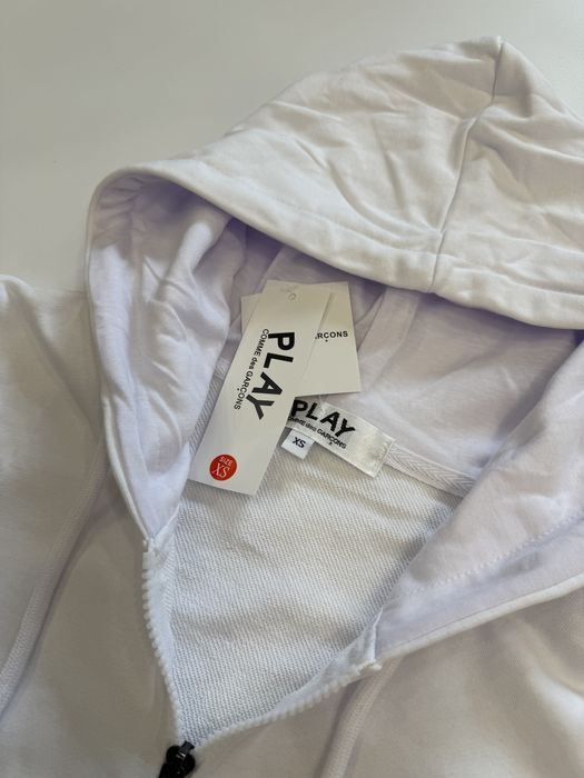 CDG Play Zip Hoodie (зипка худи кдг плей, худі плэй зіпка)